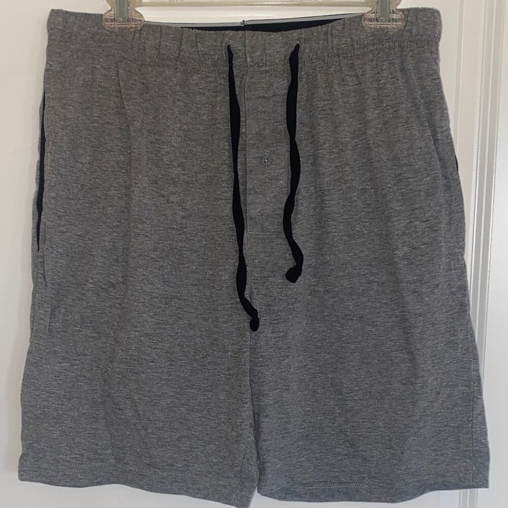 Set of Gray and Black Men's Casual Sleep Shorts M